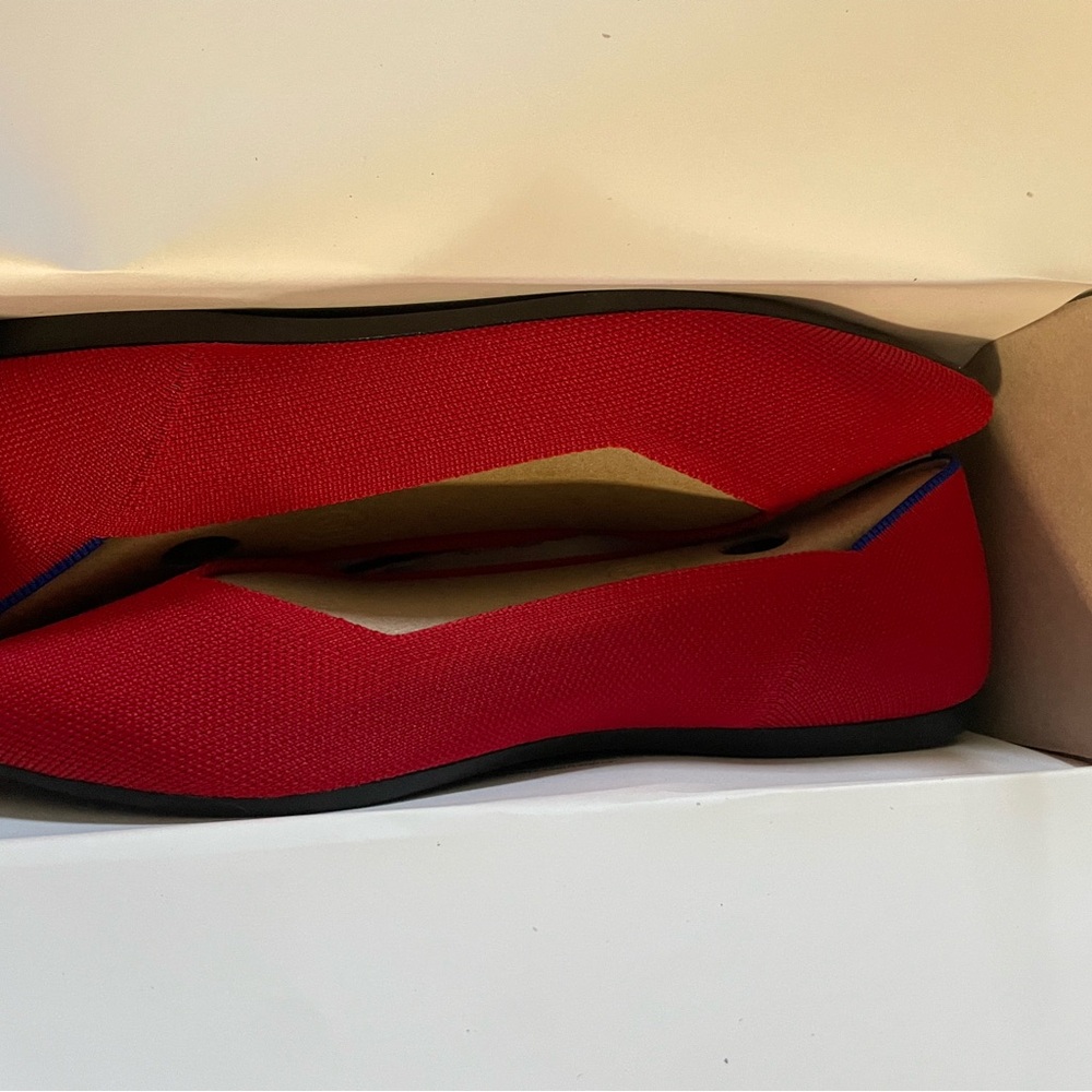 Rothy's Bright Red Flats